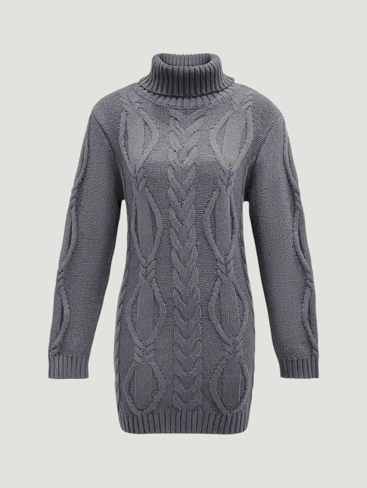 Narda - Élégante Robe Turtleneck