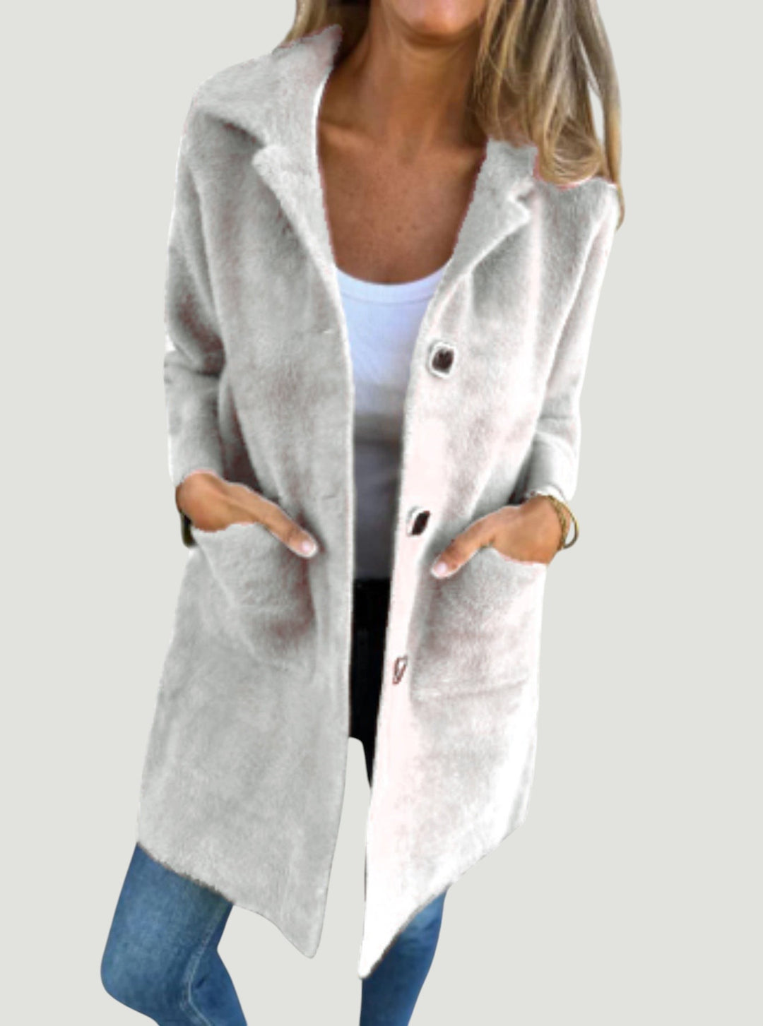 Margaux™ — Veste longue élégante au quotidien