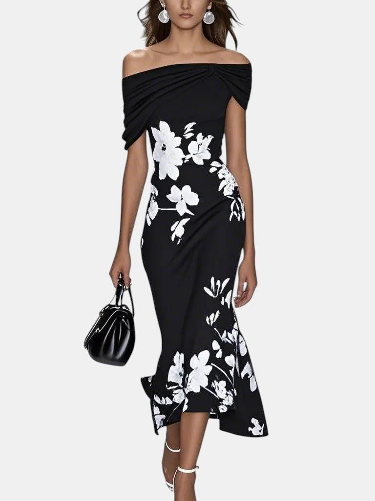 Frédérique | Robe Élégante avec Imprimé Floral
