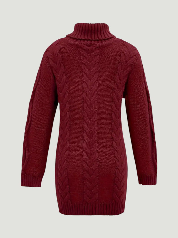 Narda - Élégante Robe Turtleneck