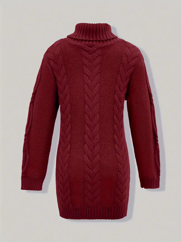 Narda - Élégante Robe Turtleneck