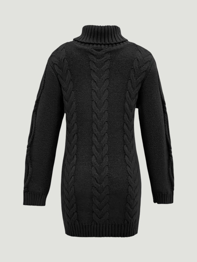 Narda - Élégante Robe Turtleneck