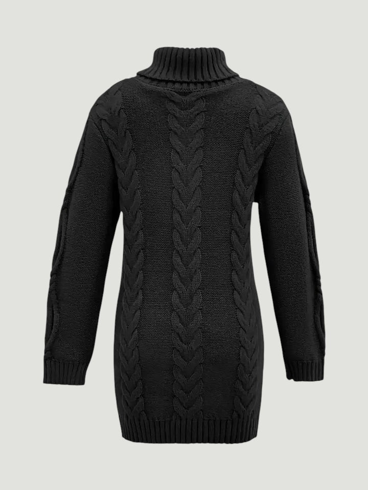 Narda - Élégante Robe Turtleneck