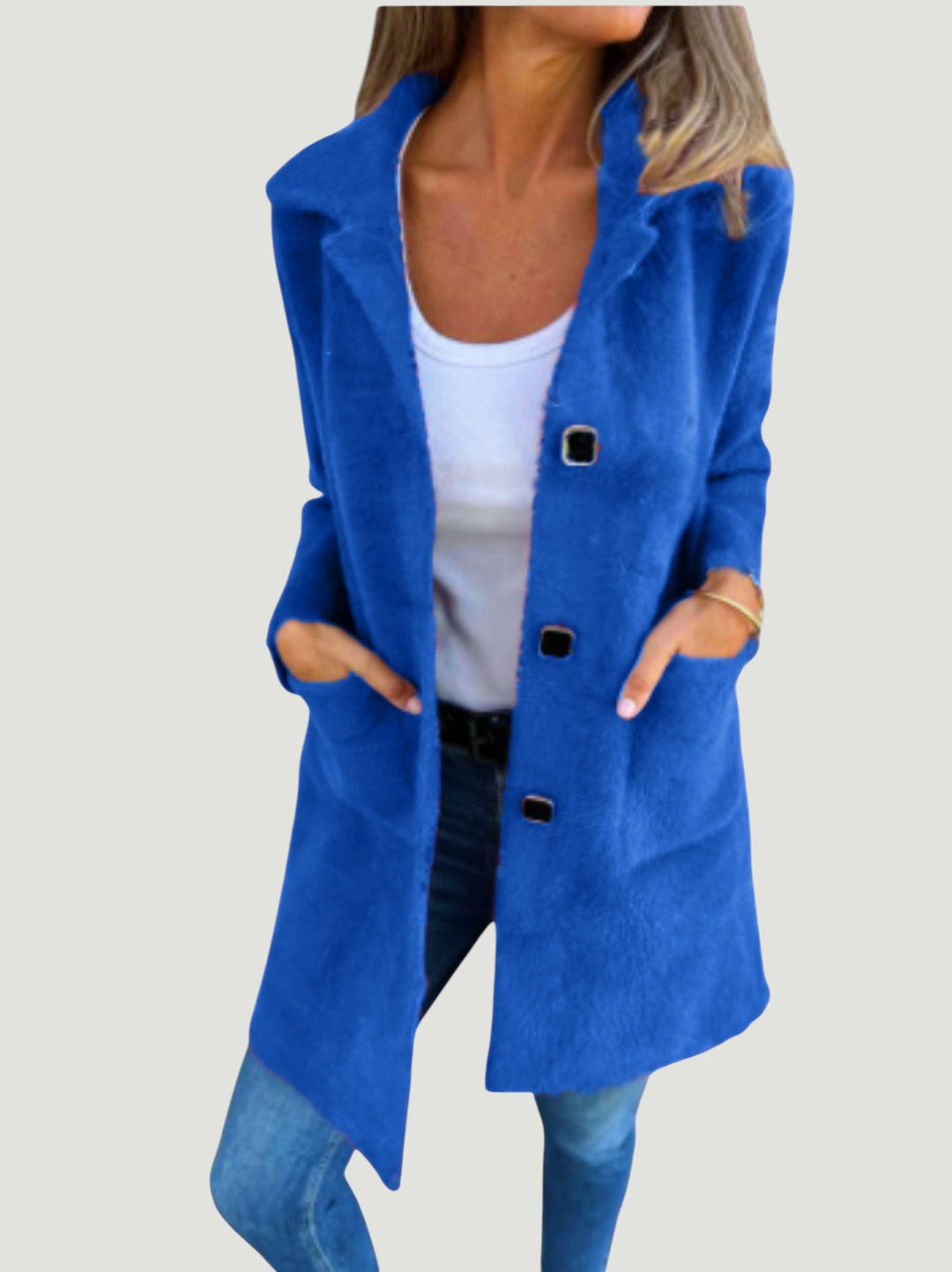 Margaux™ — Veste longue élégante au quotidien