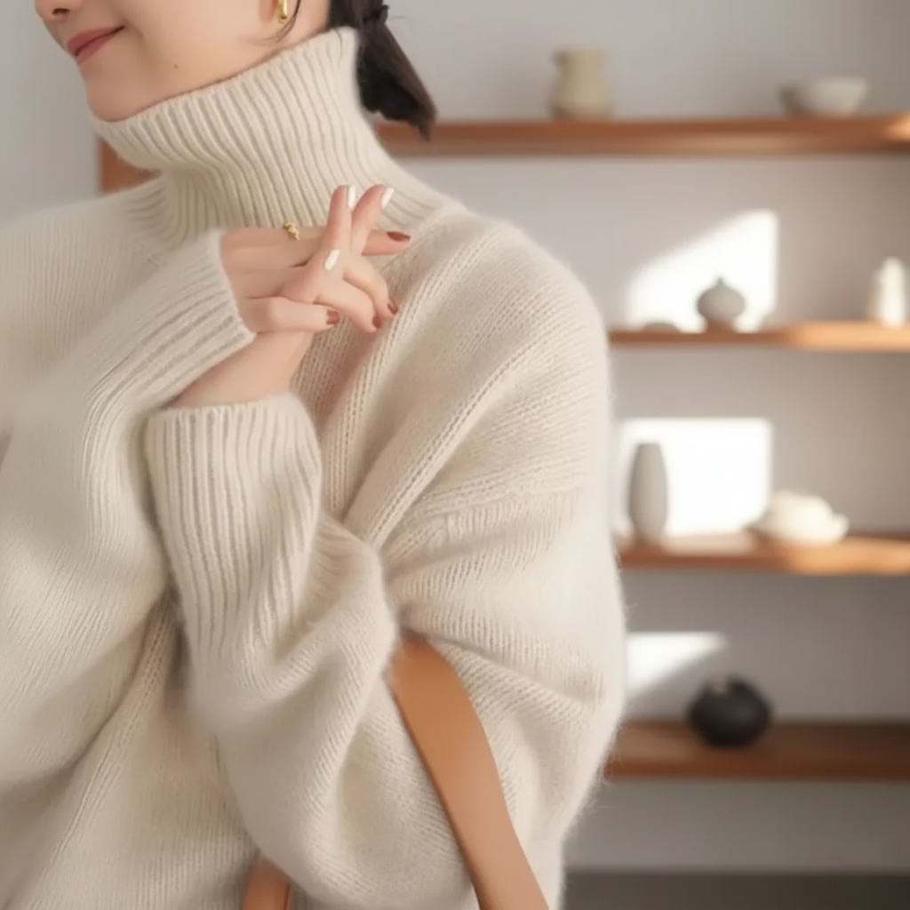 Candice - Doux Pull Oversize en Cachemire
