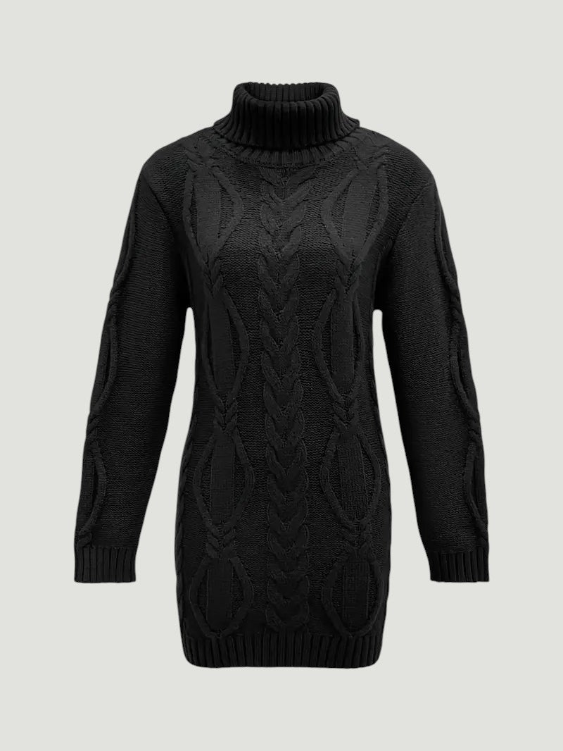 Narda - Élégante Robe Turtleneck