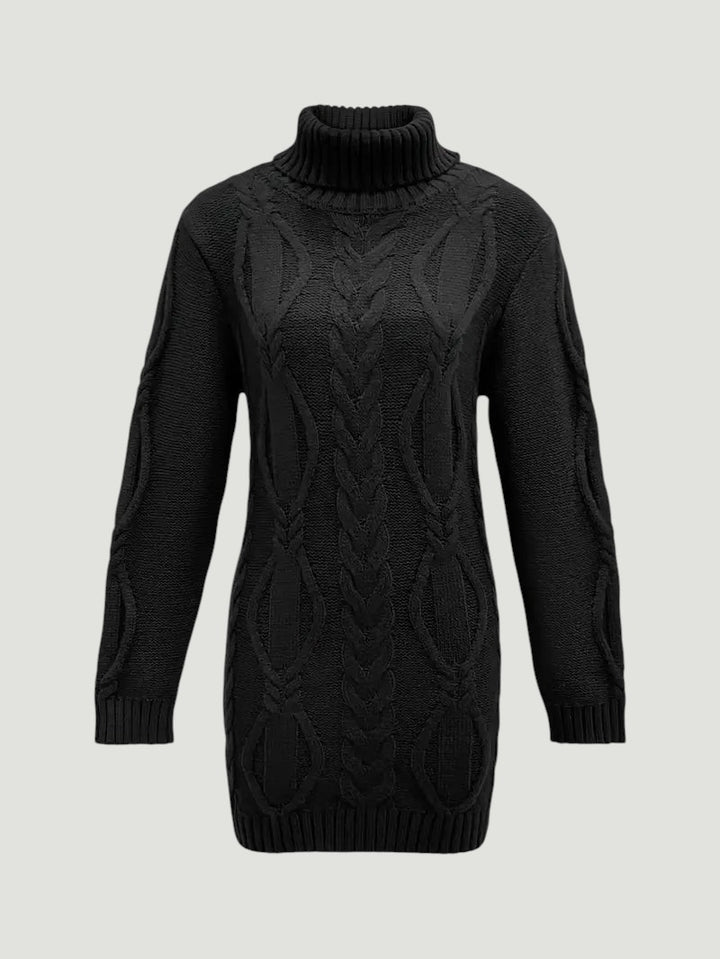 Narda - Élégante Robe Turtleneck