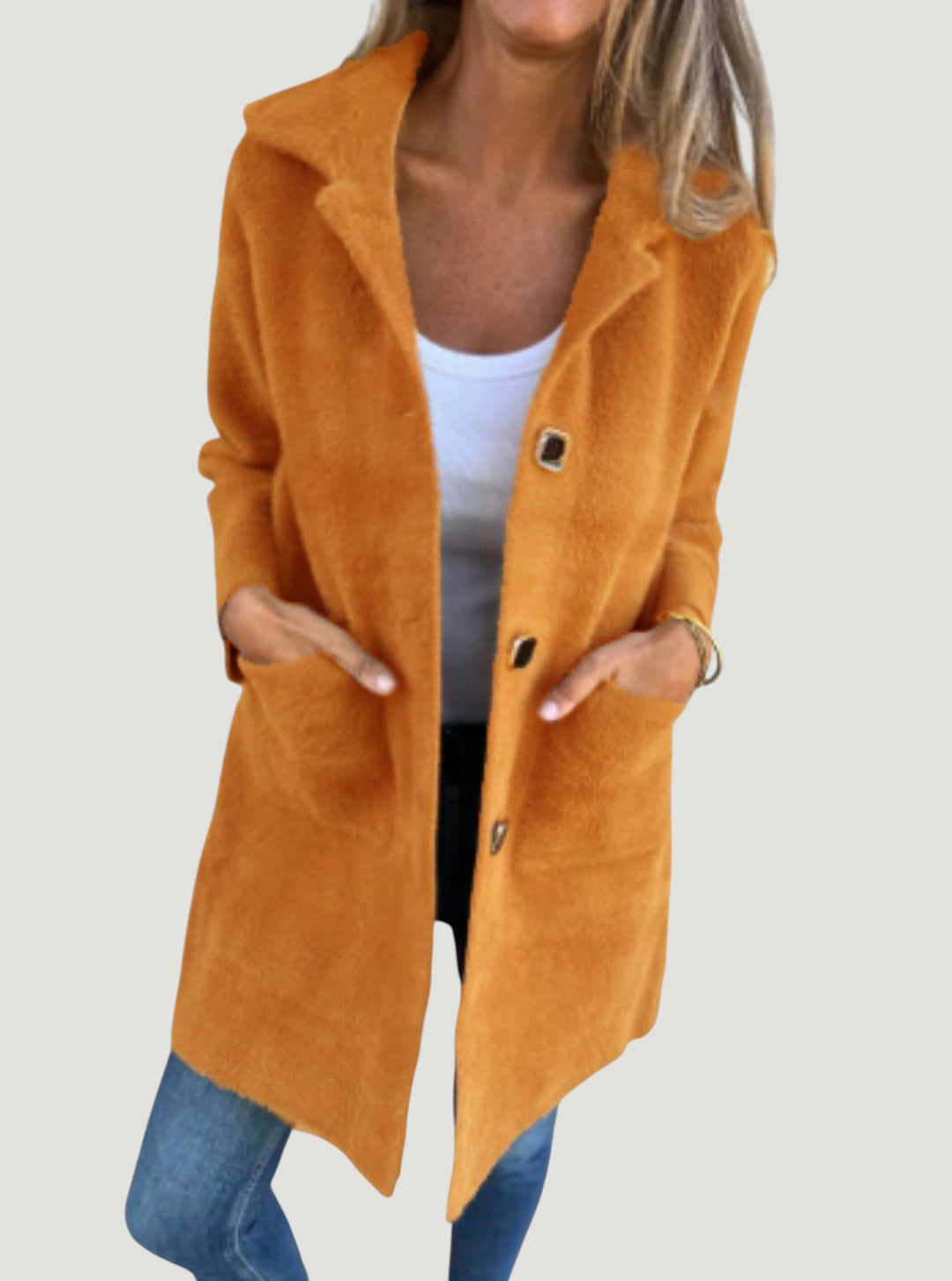 Margaux™ — Veste longue élégante au quotidien