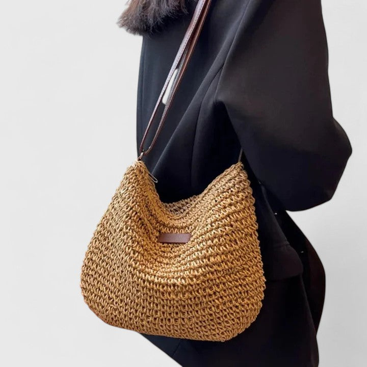 Alessia™ Sac Féminin Tressé Élégance Naturelle