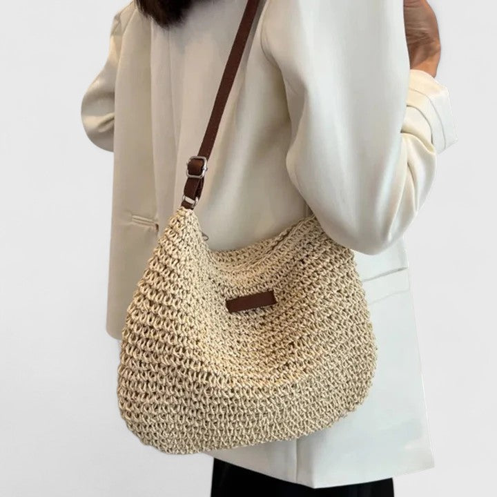 Alessia™ Sac Féminin Tressé Élégance Naturelle