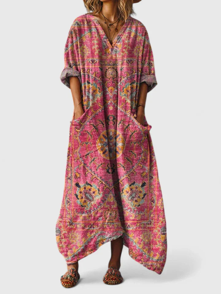 Camila™ Robe Féminine Imprimée Élégance Bohème