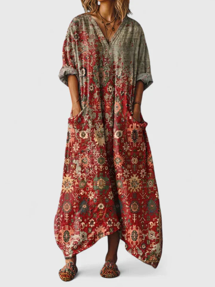 Camila™ Robe Féminine Imprimée Élégance Bohème
