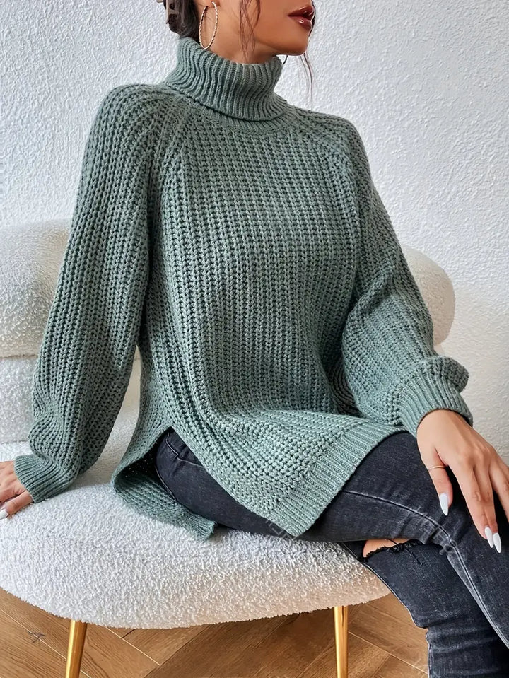 Lavande - Pull Roulé Luxe