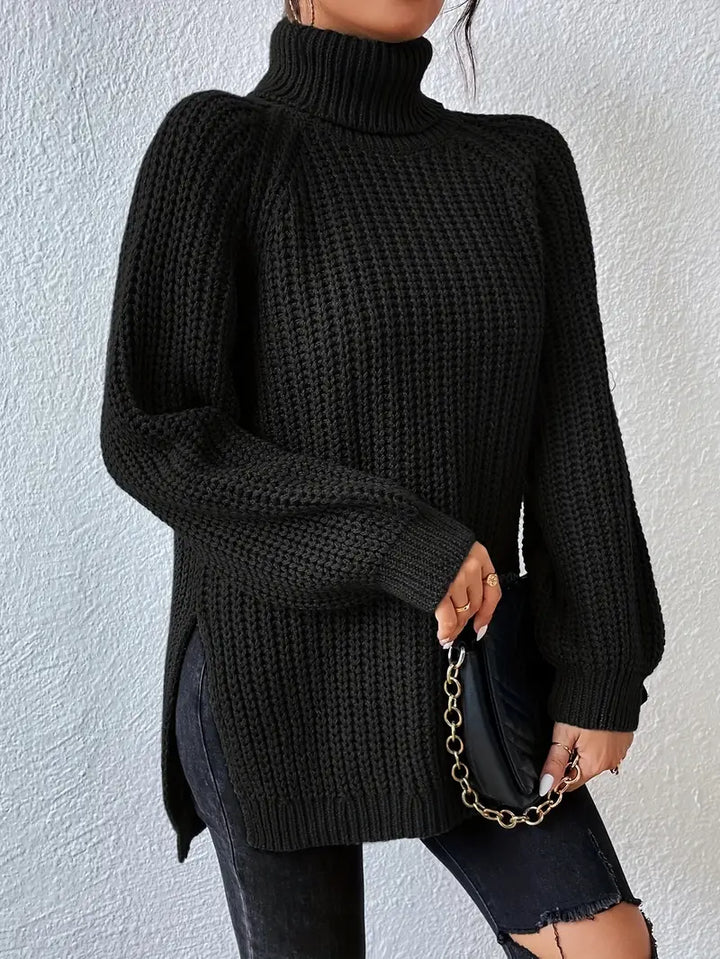 Lavande - Pull Roulé Luxe