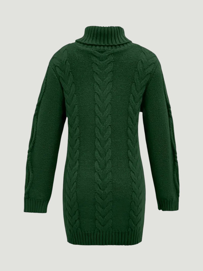 Narda - Élégante Robe Turtleneck