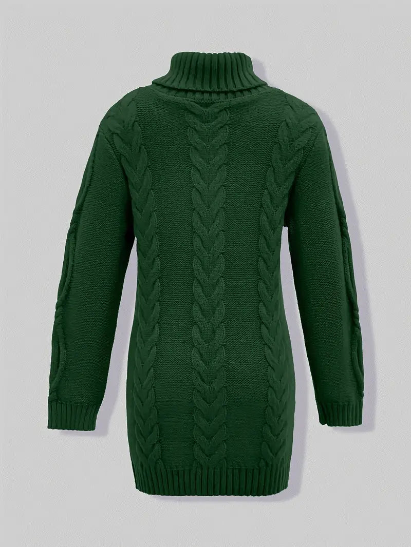 Narda - Élégante Robe Turtleneck