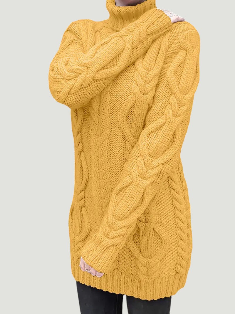 Narda - Élégante Robe Turtleneck