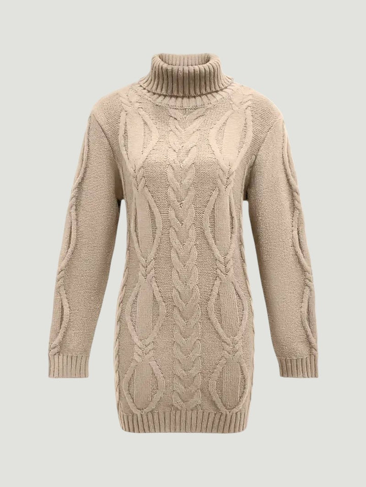 Narda - Élégante Robe Turtleneck