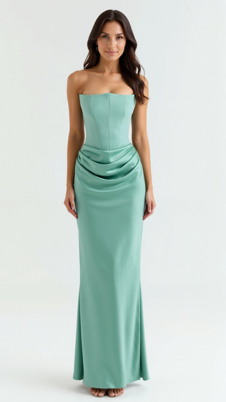 Esmeralda - Robe longue avec corsage