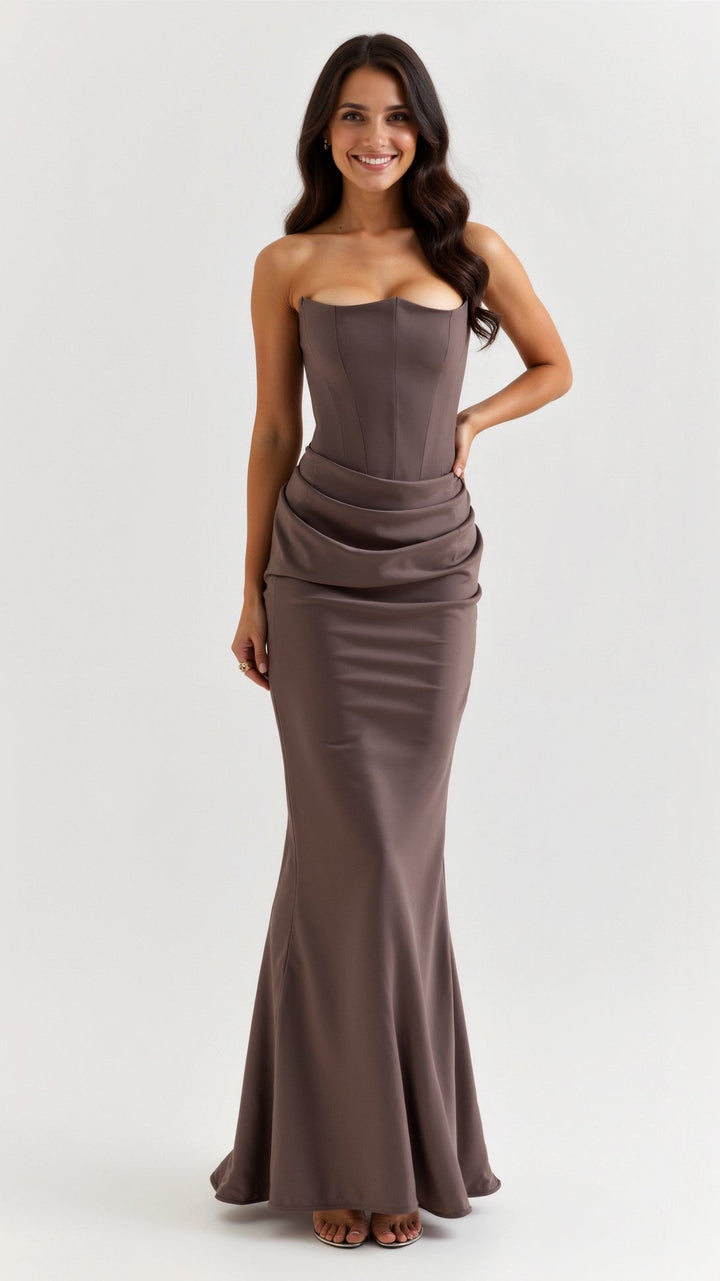 Esmeralda - Robe longue avec corsage