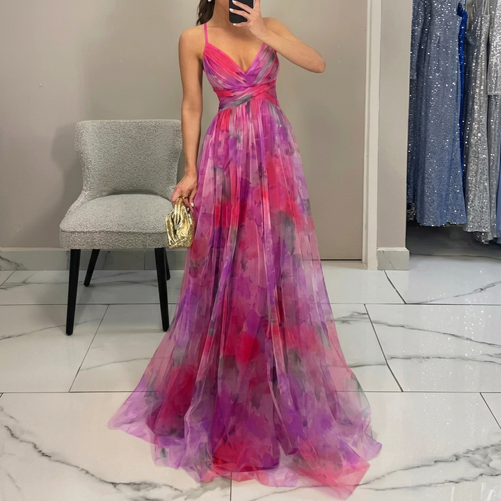 Margarida - Robe Maxi à Imprimé Floral