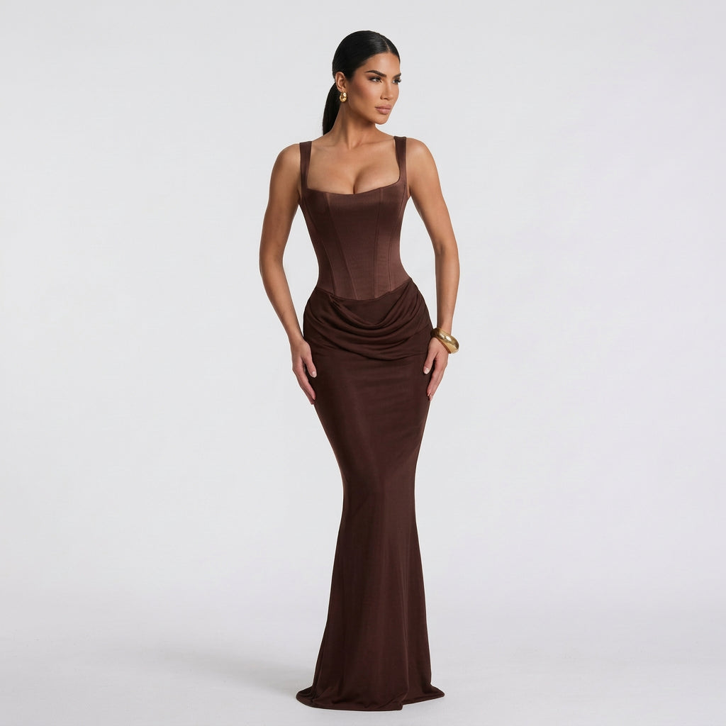 Maria - Robe Maxi Élégante