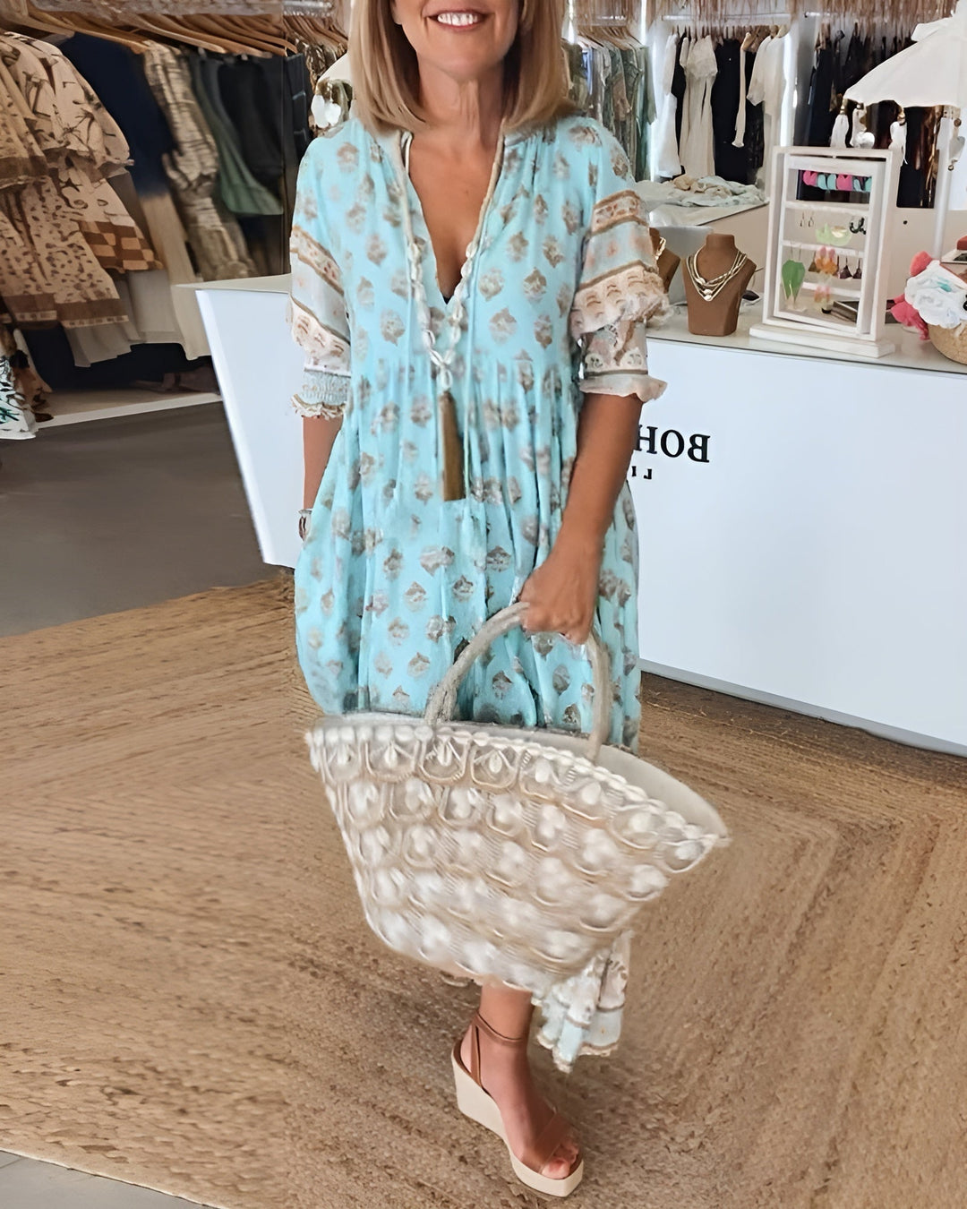Eléna™ | Robe Printanière Éclatante