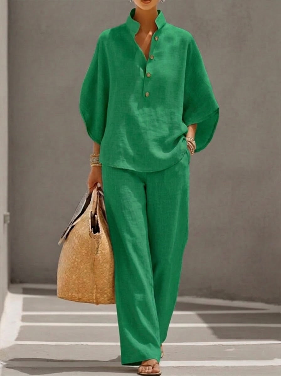 Élodie™ Ensemble Féminin Élégant et Décontracté