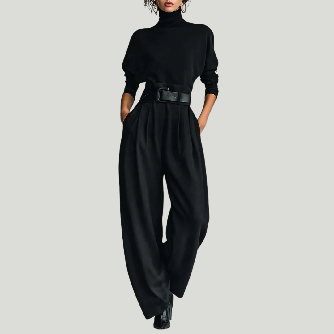 JULIET |  Ensemble col roulé & pantalon droit