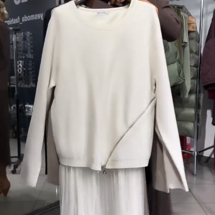 Ullé | Robe élégante en maille et tulle pour femme