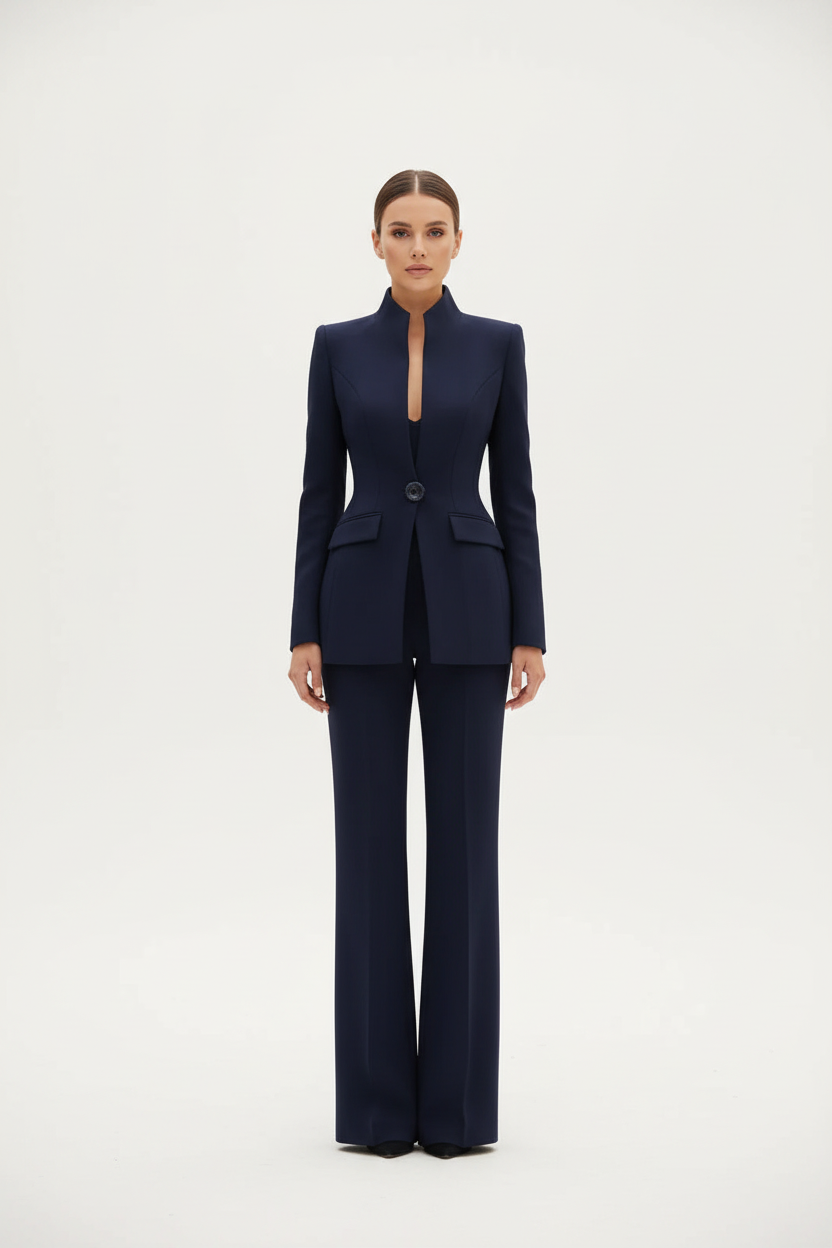 GIA | Ensemble blazer et pantalon palazzo
